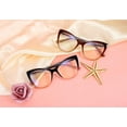 thumbnail image 4 of FEISEDY Trendy Cateye TR90 Blue Light Blocking Spring Hinges Computer Glasses Women B2676, 4 of 5