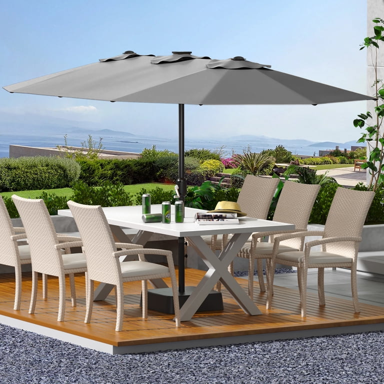 heavy-duty wind resistant patio umbrella ZLACUIU 10x13FT Cantilever Outdoor Umbrellas, Double Top Large Rectangle Umbrella, Heavy Duty 360 Rotation Offset Outdoor Sun Shade for Garden Deck Pool Backyard Patio, Beige : Patio, Lawn Ebern Designs The Natalina is a range of small aluminium side pole umbrellas Buy Wind Resistant Umbrellas at