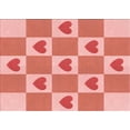thumbnail image 1 of Ahgly Company Machine Washable Indoor Rectangle Transitional Pastel Pink Area Rugs, 2' x 4', 1 of 7