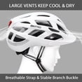 thumbnail image 2 of GROTTICO Adult-Men-Women Bike Helmet with Light -Mountain Road Bicycle Helmet with Replacement Pads & Detachable Visor, 2 of 7