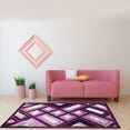 thumbnail image 2 of Rectangle Tillie Purple Shag 8 ft. x 10 ft. Area Rug for Entryway, Living Room, Dinning Room, etc., 2 of 7