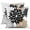 Black Brown Gray, variant on Odenmar Throw Pillow Covers Set of 2, 16x16 Inch Floral Polyester Cushion Covers, Modern Decorative Pillow Cases for Couch Sofa Living Room Indoor Outdoor
