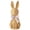 Squat, variant on Coollooc Woven Rattan Easter Bunny Figurines, Wicker Easter Bunny Garden Statue with Bow for Spring Table Centerpieces Indoor Outdoor Patio Yard Farmhouse Decorations Home Decor(Squat)