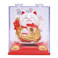 thumbnail image 2 of Estatua De Gato De La Fortuna Con Energía Solar, Brazo Que Agita, Coche, Hogar, Escritorio, Decoración De La Suerte, Plástico,, 2 of 7
