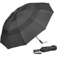 thumbnail image 1 of YWC-46/54/62 Inch Large Golf Umbrella Compact Reverse Travel Umbrella 10 Ribs Windproof for Rain Double Canopy Automatic Open Close, 1 of 4