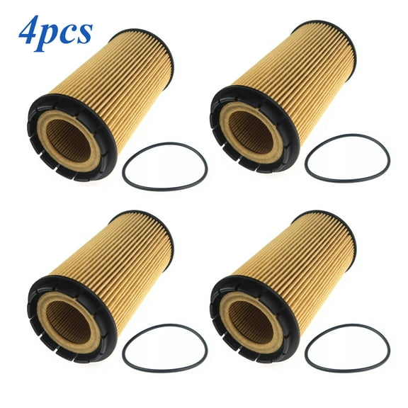 4Pcs 07C115562E Engine oil filter For Audi A8 Touareg Bentley Continental New