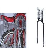 Alta Steel Bicycle Chrome Dual Suspension Sissy Bar 20" Black