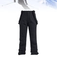 thumbnail image 3 of esquí negro, con aislamiento, pantalones, pantalones ligeros resistentes al agua, a prueba para snowboard, niños, mujeres, hombres y , l L DYNWAVEMX pantalones de esquí, 3 of 8