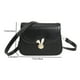 thumbnail image 5 of Bolso bandolera para mujer, bolso de sillín Retro informal, bolso elegante para mujer (negro) Likrtyny Para Estrenar, 5 of 9
