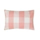 thumbnail image 1 of Funda de almohada lumbar de diseño HomeCentric, color rosa, de 30 x 65 cm (12 x 26 pulgadas), rectangular, de algodón con estampado de cuadros estilo búfalo, estilo contemporáneo - Juego de cuadros, 1 of 8