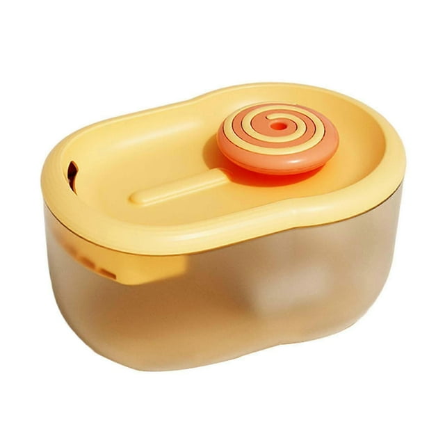 Cat Water Fountain 4 Stages Filtration System Quiet Pet Water Dispenser Orange Banmo