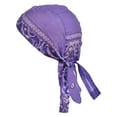 thumbnail image 2 of Ciclismo pirata Bandana Skull Cap Hat Beanie Transpirable Headcloth Absorbente de sudor morado claro jinwen Sombreros de pirata ciclista, 2 of 8