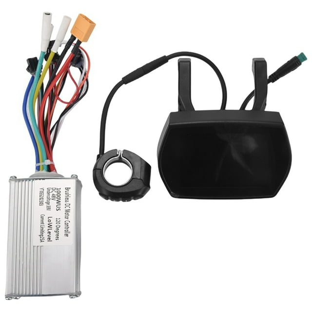 Kit de Controlador de Scooter EléCtrico de 48V 25A 1000W con Tablero de Instrumentos de Pantalla para Scooter EléCtrico G2 Pro
