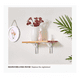 thumbnail image 5 of Soporte Ménsula Brazo P/repisa Abatible Plegable BLANCO, 5 of 5