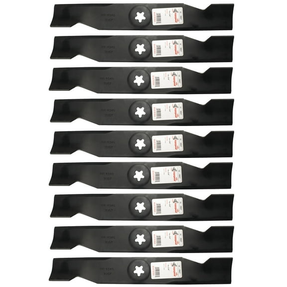 9 Rotary® 9907 Mower Blades for AYP® 173920 180054 Husqvarna® 575938201 48" Deck