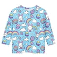 thumbnail image 4 of Eres más que una prueba Puntuación Estilo de camisa Niños Día de Pascua Imprimir 3/4 Manga Cuello redondo Casual Top Boys Camisas de manga larga Tamaño 12-14 Juventud, 4 of 6