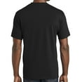 thumbnail image 2 of Beach Crew with Palm Trees Design Men's Big Size Crew Neck Tee Shirt - Jet Black 4XL, 2 of 2