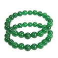 thumbnail image 7 of Green Bracelet Lucky Wealth Bracelets Feng Shui Lucky Charm Bracelet for Green Stone Beads Triple Protection Bracelet for Good Fortune, Lucky and Wealth, 7 of 7