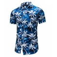 thumbnail image 1 of RKSTN Mens Shirts Chemise Décontractée à Manches Courtes Imprimée Boutons Colorés Mode Cardigan Hawaïenne Shirts for Men, 1 of 3