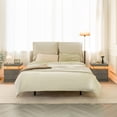 thumbnail image 6 of Leumius 2 Drawer Modern Nightstand with LED Light Small Bedside Tables End Side for Bedroom,Gray, 6 of 8