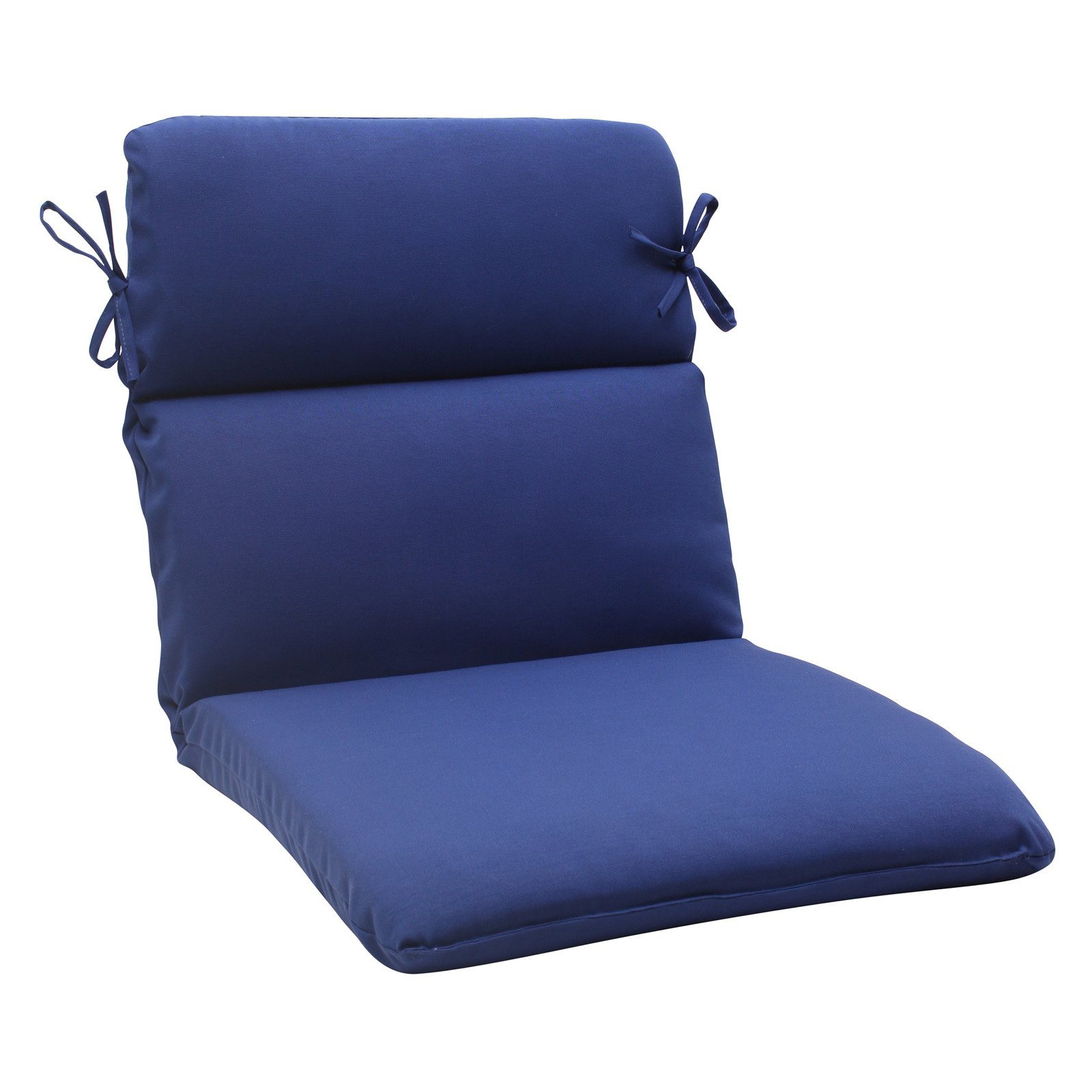 Pillow Perfect Solid Rounded Corners Hinged Chair Cushion - Walmart.com