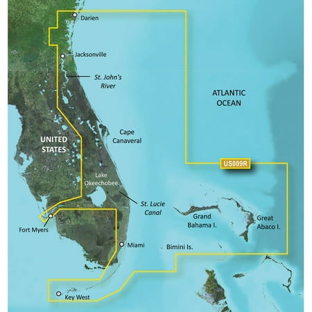 BlueChart g2 Vision Jacksonville to Key West Digital Map