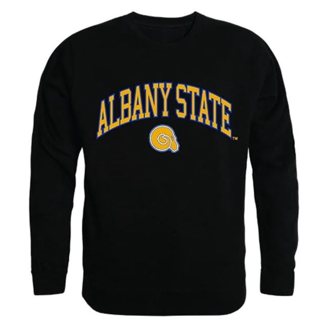 W Republic 541-260-BLK-04 Albany State University Campus Chandail en Molleton Col Rond, Noir - Extra Large