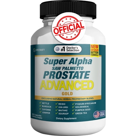 Saw Palmetto Prostate Advanced Supplement for Men Supports Prostate Health Urinary Tract & Bladder Emptying (60,capsules)