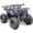 Blue, variant on MotoTec Bull 125cc 4-Stroke Kids ATV with Front and Rear Racks