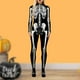 thumbnail image 5 of Disfraz Premium Body con estampado Digital de esqueleto en 3D, ropa de fiesta de retazos de estilo gótico para mujer Kuymtek Negro T M para Mujer, 5 of 7