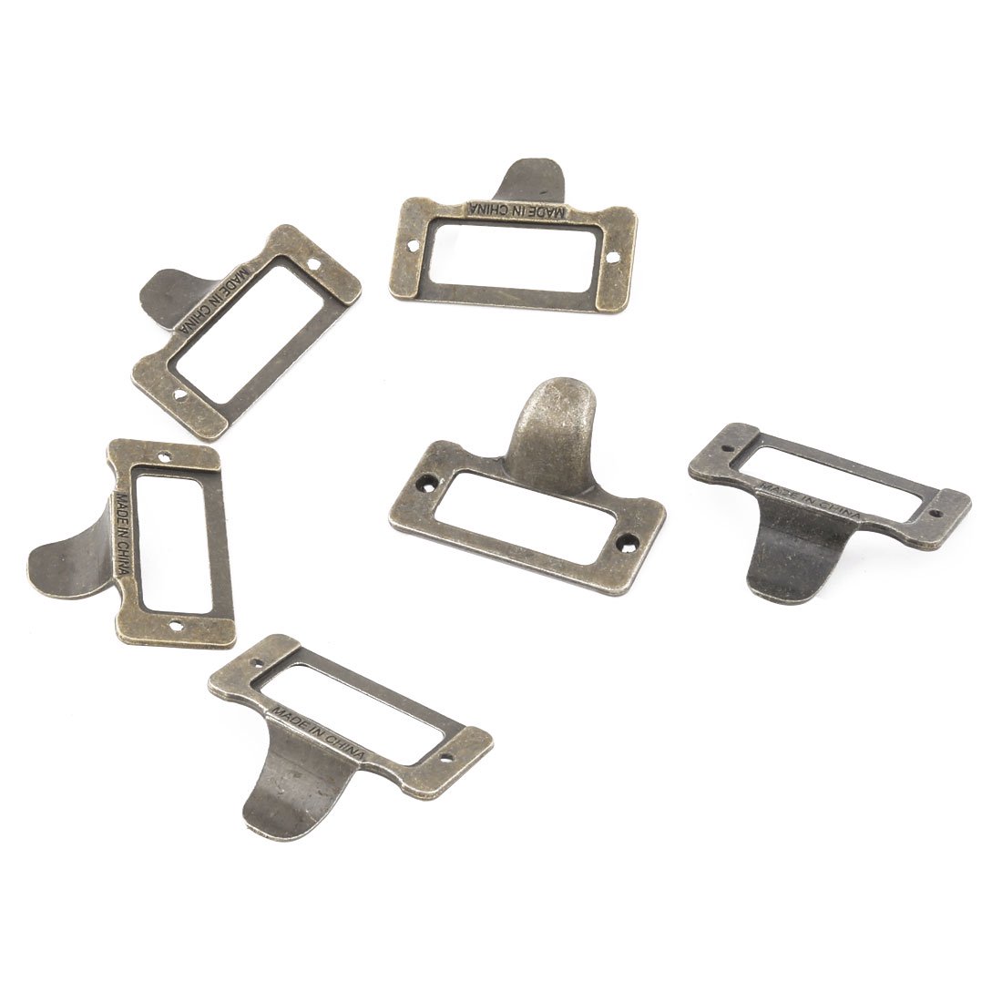 Home Metal Frames Shelves Drawer Case Tag Label Card Holders