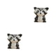 thumbnail image 4 of Maceta de Cerámica Moyic con Forma de Gato Civeta Tamaño Pequeño, 4 of 6