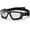 Clear H2x Anti-fog Lens/ Black Frame, variant on PUMIER I-Force Sporty Dual Pane Anti-Fog Goggle, Multi-Color Frame with Clear Anti-Fog Lens