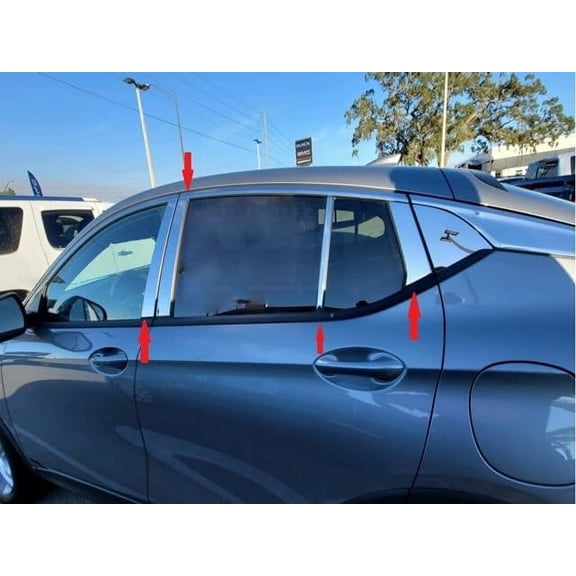 QAA part PP64552 is an 8 piece Stainless Steel Pillar Post Trim that is compatible with Buick Envista 2024