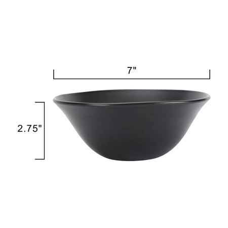 MAINSTAYS BLACK 12-PIECE ECO-FRIENDLY RECYCLED PLASTIC DINNERWARE SET