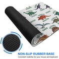 thumbnail image 6 of Long Mouse Pads for Desk,White Cartoon Dinosaurs Names Pattern Desk Mats on Top Of Desks, Desk Mouse Pad Extra Large with 3mm Non-Slip Base and Stitched Edge for Gaming,Office,Work,Home 31.5"x15.7", 6 of 6
