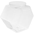 thumbnail image 1 of HLONK Pot à Biscuits Pot à Bonbons Transparent Grande Capacité Pot de Rangement pour Collations Hexagone Conteneur à Biscuits, 1 of 6