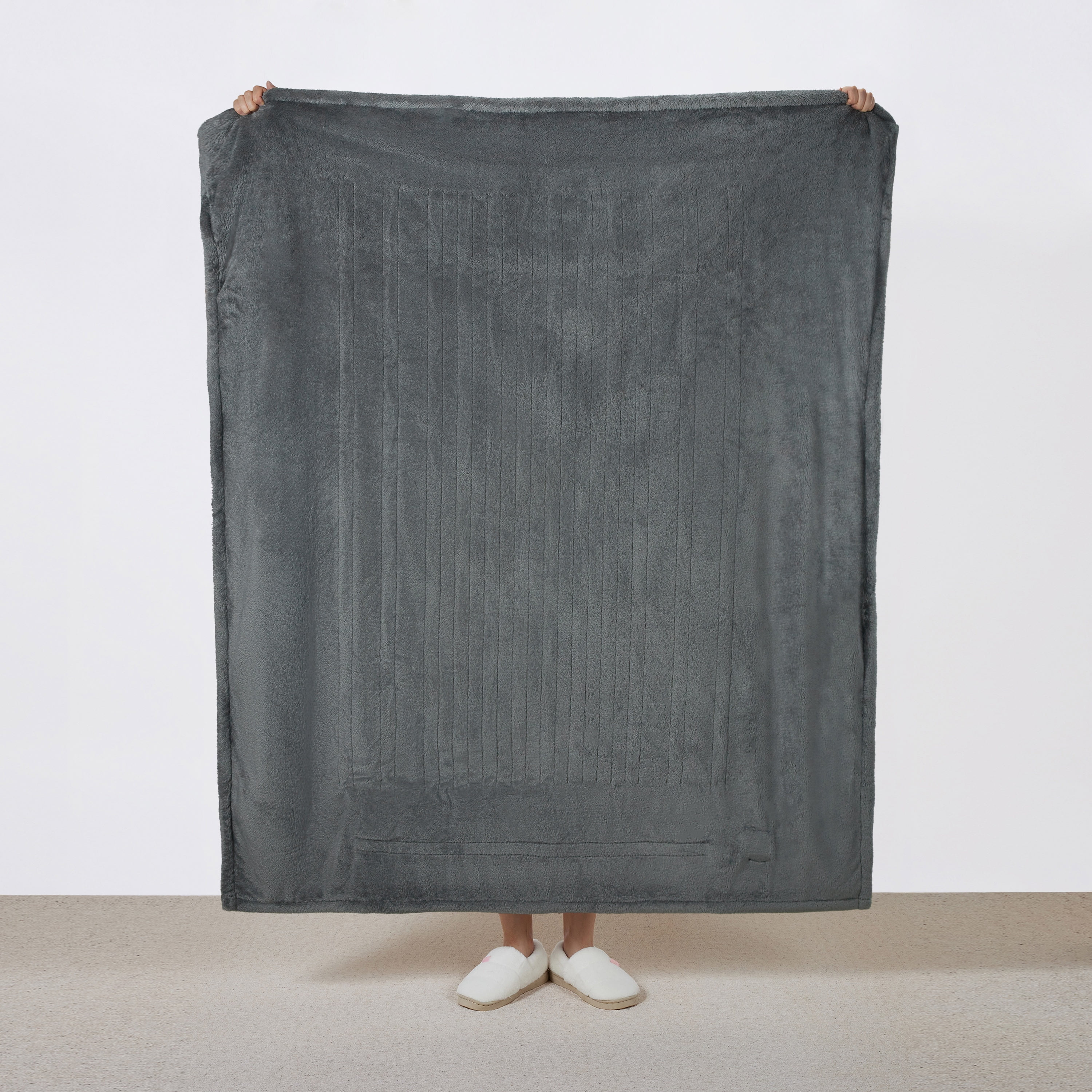 Couverture chauffante électrique Sunbeam Arctic Plush Eco, 4 réglages de chaleur, arrêt automatique, 50 x 60 po