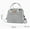 Gray, variant on Women Lunch Bags for Work Reusable Insulated Lunch Pals Adult Leak-Proof Hot and Cold Tote Bag Balck