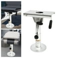 thumbnail image 3 of Aluminum Alloy Adjustable Height Boat Seat Pedestal 360 Swivel Fore / Aft Slide, 3 of 20