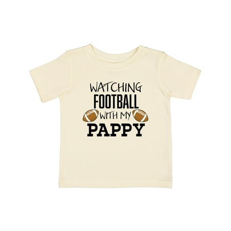 

Inktastic Watching Football with My Pappy Gift Baby Boy or Baby Girl T-Shirt