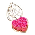 thumbnail image 2 of Jabones Cesta de hierro Jabón rosa Caja de regalo de flores Tanabata Regalo de San Valentín Flor eterna Boda Regalo creativo los pétalos, 2 of 4