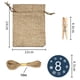 thumbnail image 5 of Juego de 24 bolsas de regalo de Navidad para manualidades con pegatinas de números de Adviento, bolsas naturales, bolsas de tela, bolsas de regalo para manualidades de bricolaje para hombres y niños Adepaton 2034460-1, 5 of 9