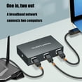 thumbnail image 2 of FEAMOS 2 Ports Networking Switching Splitter Selector Networking Switching 2x1 Ethernet Networking 2 in 1 Out 1 in 2 Out, 2 of 7