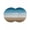 Blue, variant on Pink Blue Brown Round Placemats Set of 2 for Dinning Tables,Heat-proof Braided Table Mats 13 Inch,Farmhouse Gradient Wooden Plank Art Washable Place Mat for Kitchen Restaurant Party Table Decor