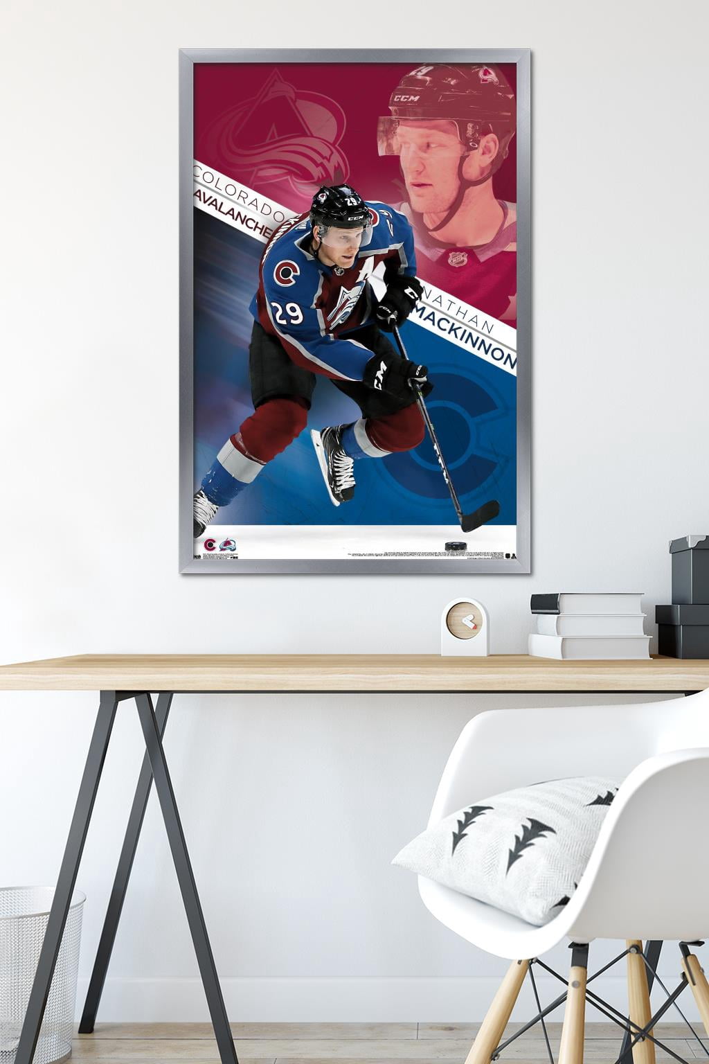 NHL Colorado Avalanche - Nathan Mackinnon Wall Poster, 22.375" x 34" Framed