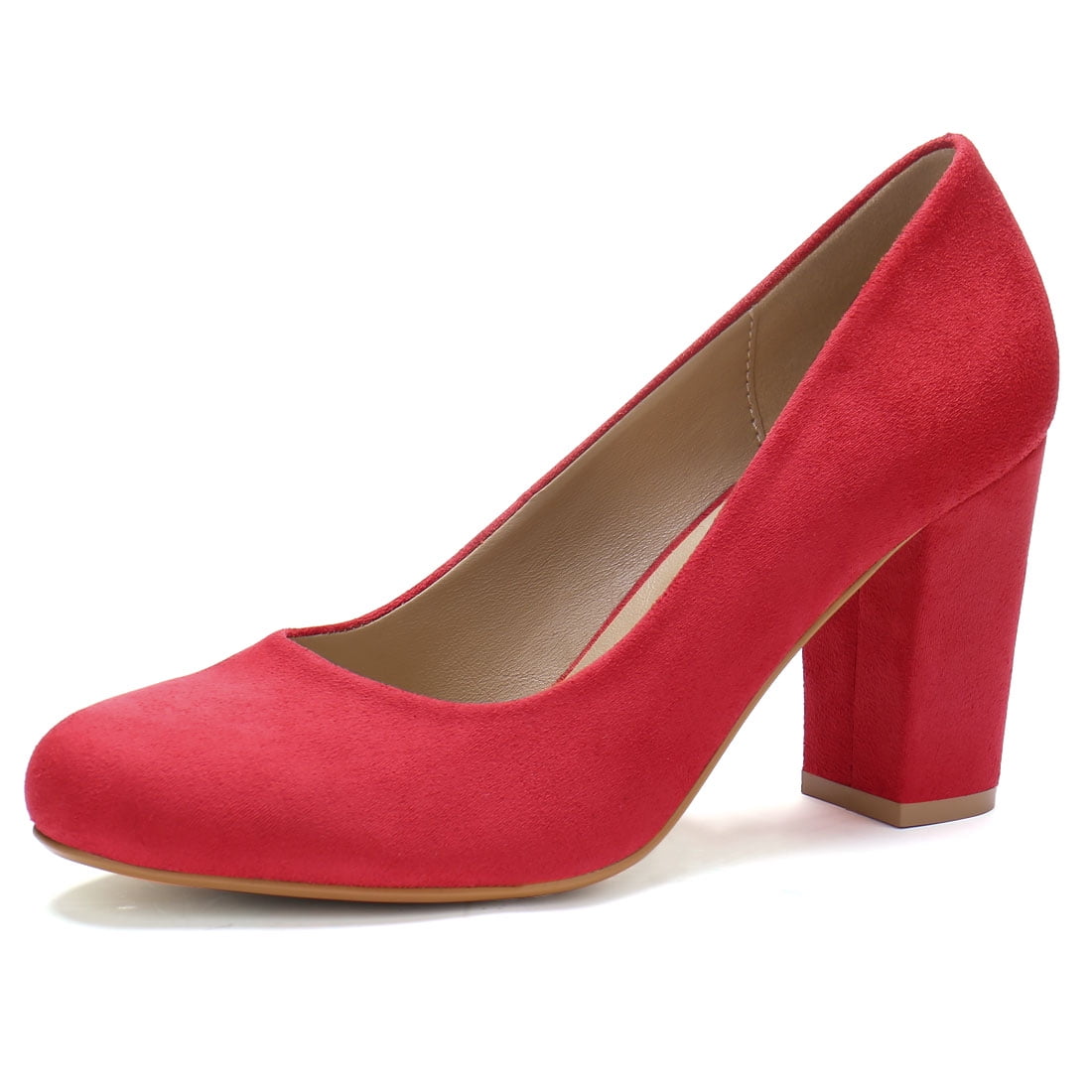 low block red heels