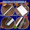 thumbnail image 4 of 12 Pcs DIY Blank Vinyl Banner Kit, Handheld Retractable Banner White Roll up Banners Dry Erase  PVC Plain Banner for Birthday Party, Protests, Sports, Concert,Cheer Congratulations, Team Spirit, 4 of 6