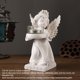 thumbnail image 4 of Estatuilla De ángel, Diseño De Expresión Abstracta Candelero De ángel Conveniente Para Limpiar Escultura De Candelita De ángel Para Compartir Regalos Navideños Con Familiares, 4 of 7