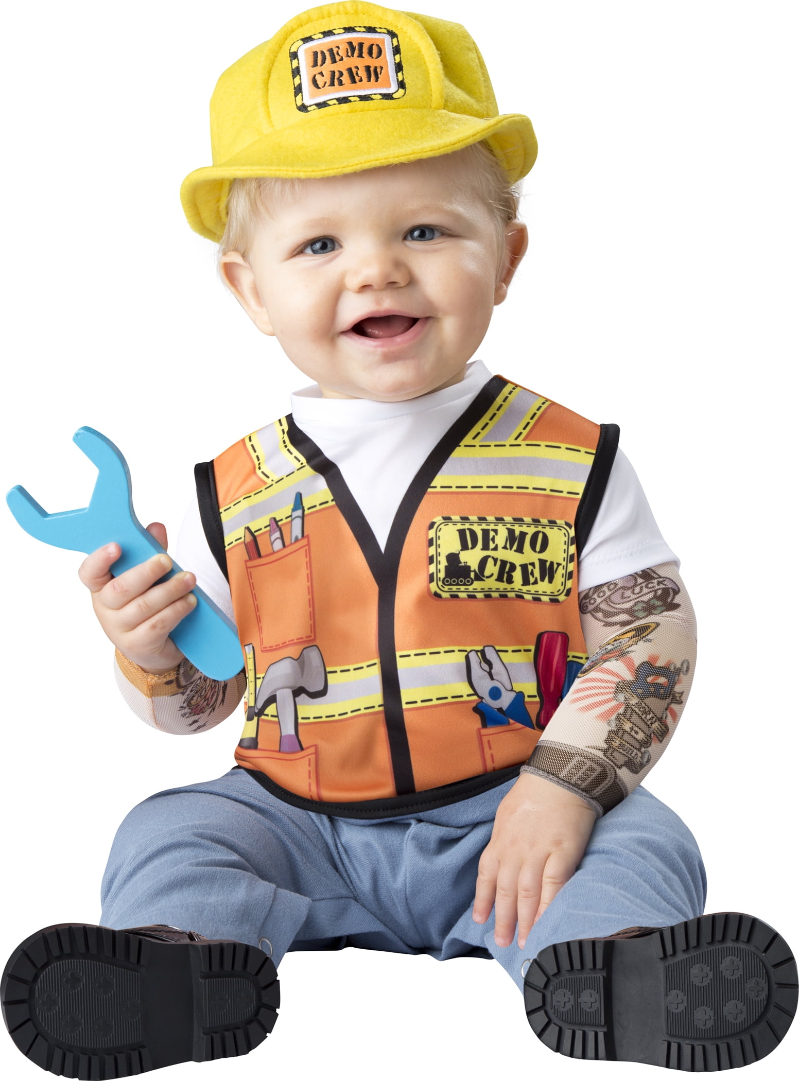 Infant Demo Crew Consruction Worker Costume Incharacter Costumes 16062